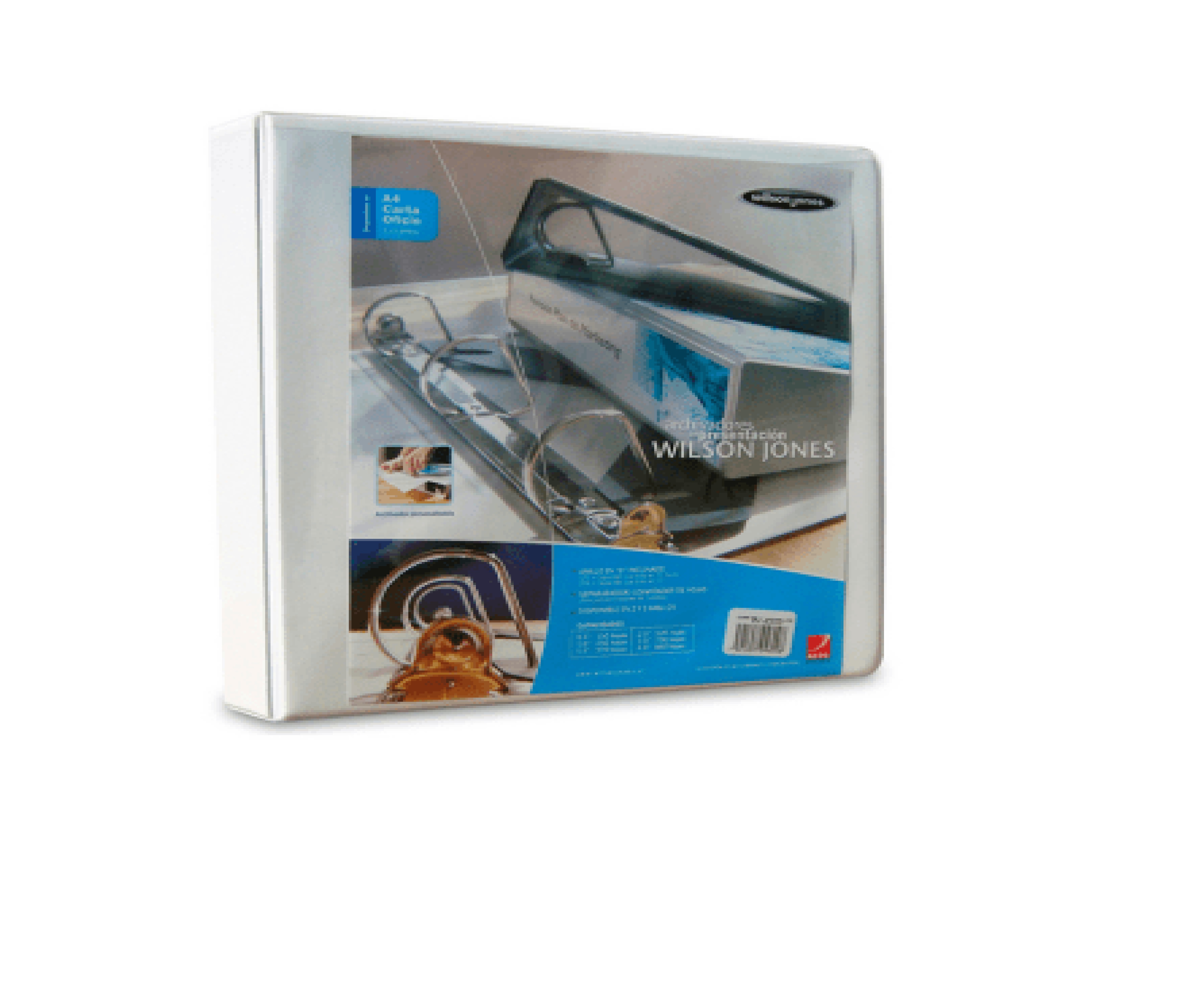 ARCHIVADOR OFICIO ACCO CON PRESION 2 AROS 1.0 BLANCO