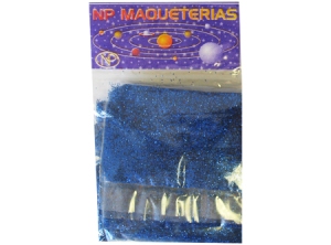 ESCARCHA COLOR AZUL SOBRE 3 GRS. SET 10 UNID.