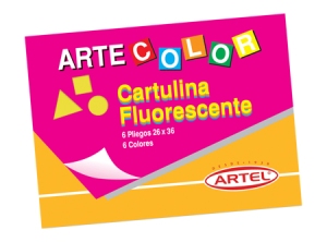 CARPETA ARTE COLOR FLUOREC. ARTEL 6 COL.