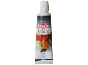 PINTURA ACRILICA 30 CC. NEGRO 221 ARTEL
