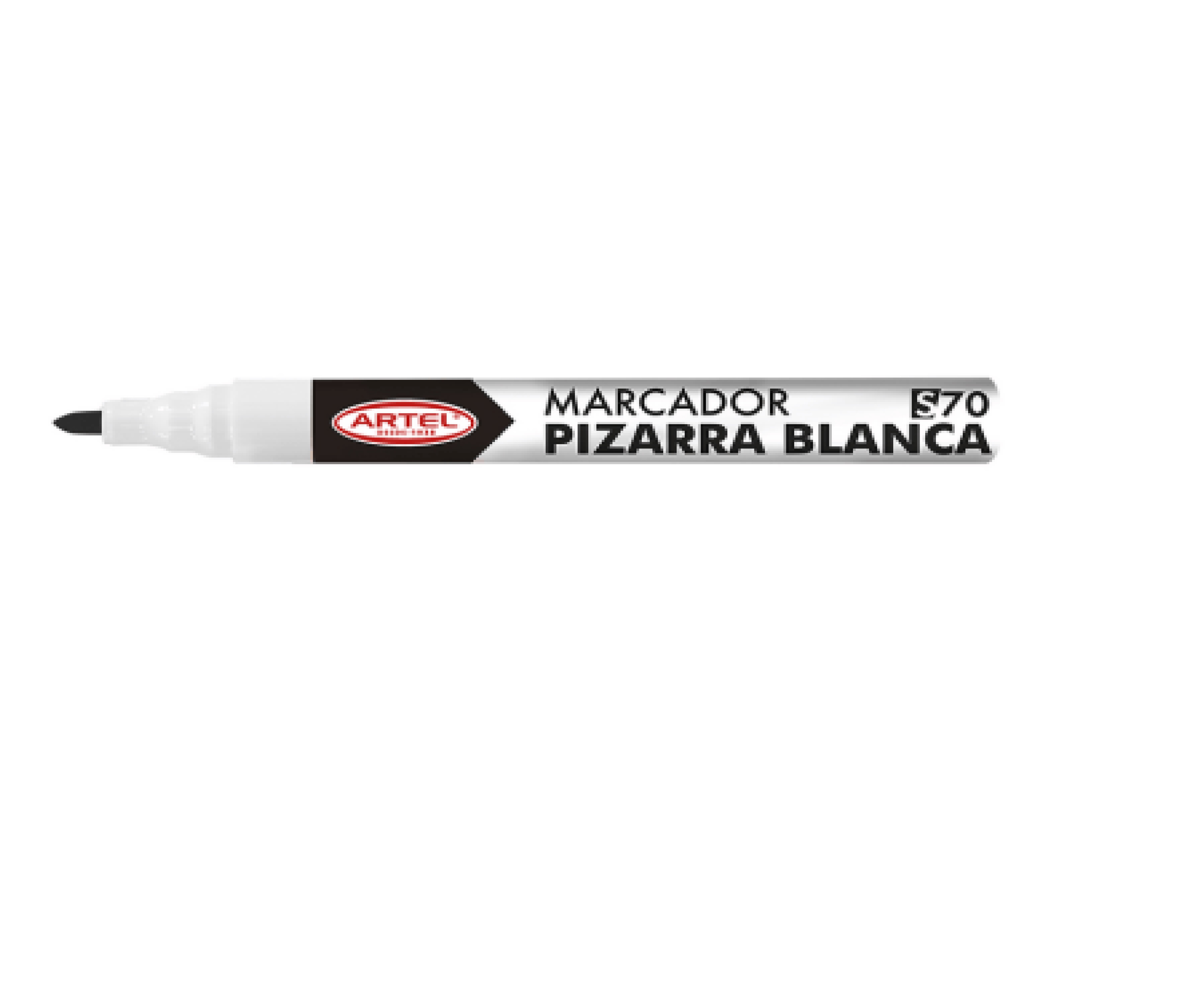 Plumón Pizarra Artel Mp-70-A Punta Redonda Negro