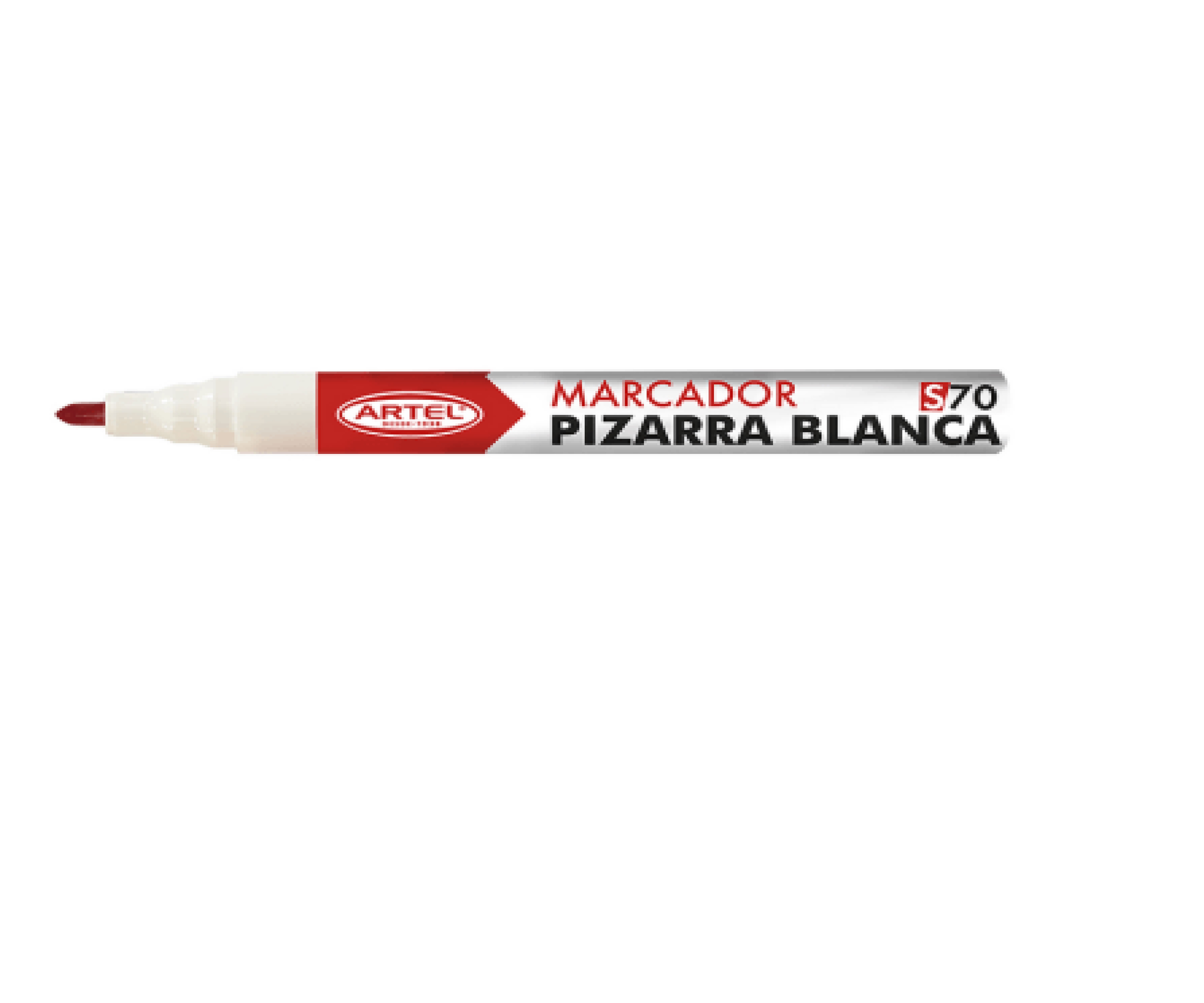 Plumón Pizarra Artel Mp-70C Punta Redonda Rojo