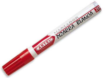 PLUMON PIZARRA ARTEL MP-70-B PTA.RED. ROJO