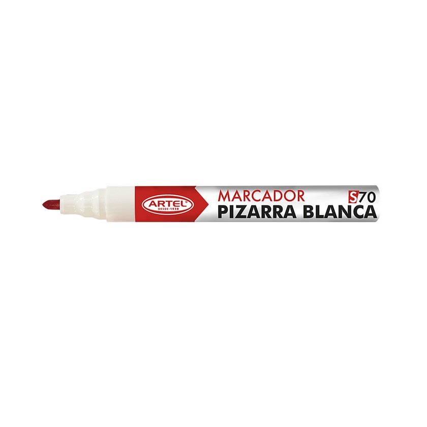 PLUMON PIZARRA ARTEL MP-70C PUNTA REDONDA ROJO
