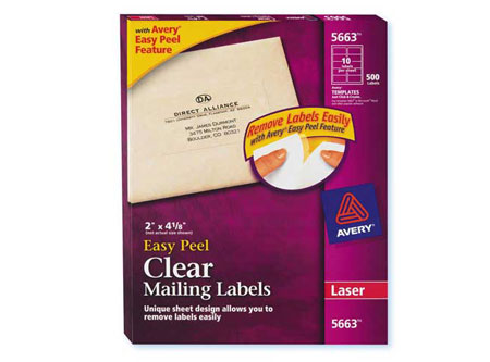 ETIQUETA AVERY 5663 51X108 TR LASER 10XHJ 50HJ