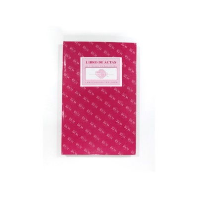 Libro Actas Rem Max Lineal 200 Hojas