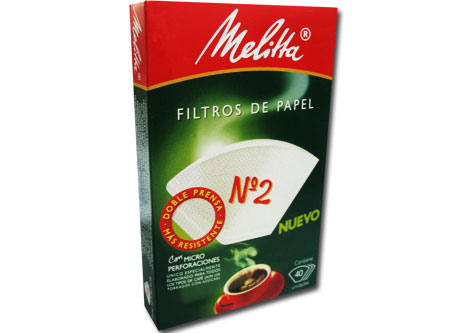 FILTRO P/CAFETERA MELITA 60 UND. CHICO NO.2