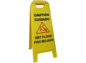 SEÑALETICA PISO HUMEDO PRECAUCION