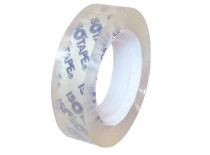 CINTA ADHE. CRISTAL 12 X 25 MT. ISOTAPE