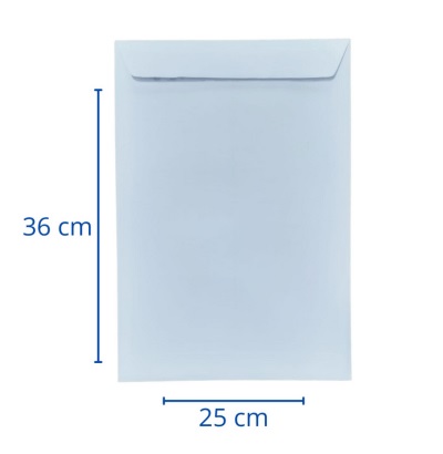 SOBRE SACO TEKNOFAS OFICIO 25X36 B-24 BLANCO 100 UNIDADES