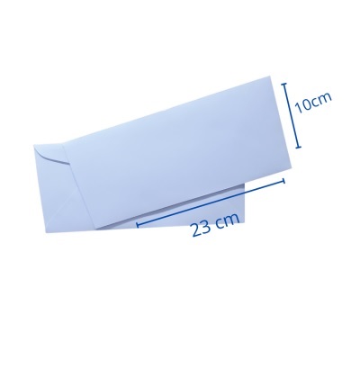 SOBRE AMERICANO TEKNOFAS 10X23 BLANCO 80 G