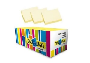Nota Adhesiva Stick & Write 100 Hojas 38x51 mm Caja de 12 Unidades