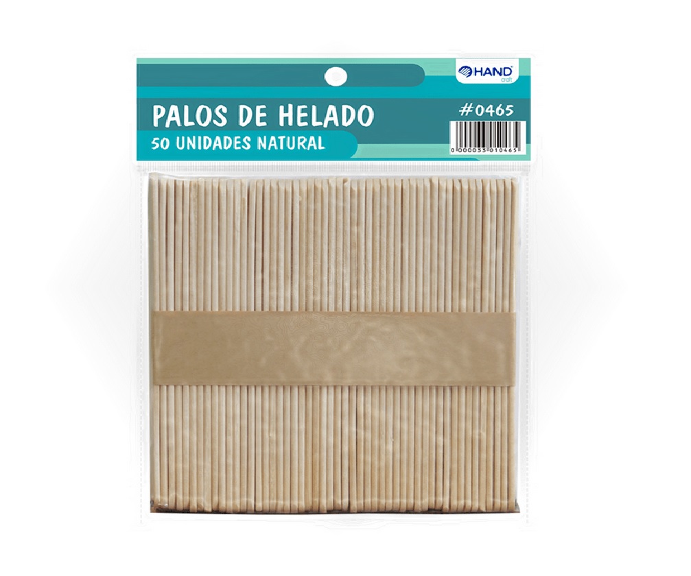 PALOS DE HELADO HAND BOLSA 50 UNIDADES
