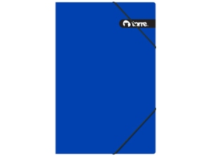 CARPETA CARTERA C/ELASTICO TORRE OFICIO AZUL CARTU