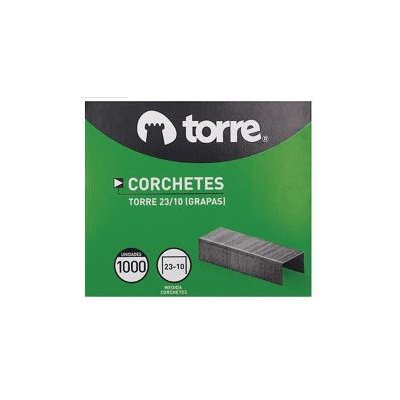 Corchetes Torre 70 Hojas 23/10 Caja de 1000 Unidades