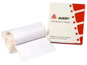 ETIQUETA CONTINUA 36X102-3C 6000 AVERY 102363M