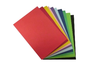 CARTULINA ESPAÑOLA 27X39 120GR COLORES 10HJS HAND