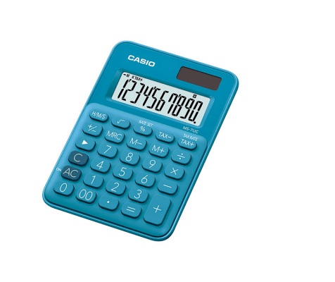 CALCULADORA BASICA CASIO MS-7 HMS ESCR/S 10 DIGITOS