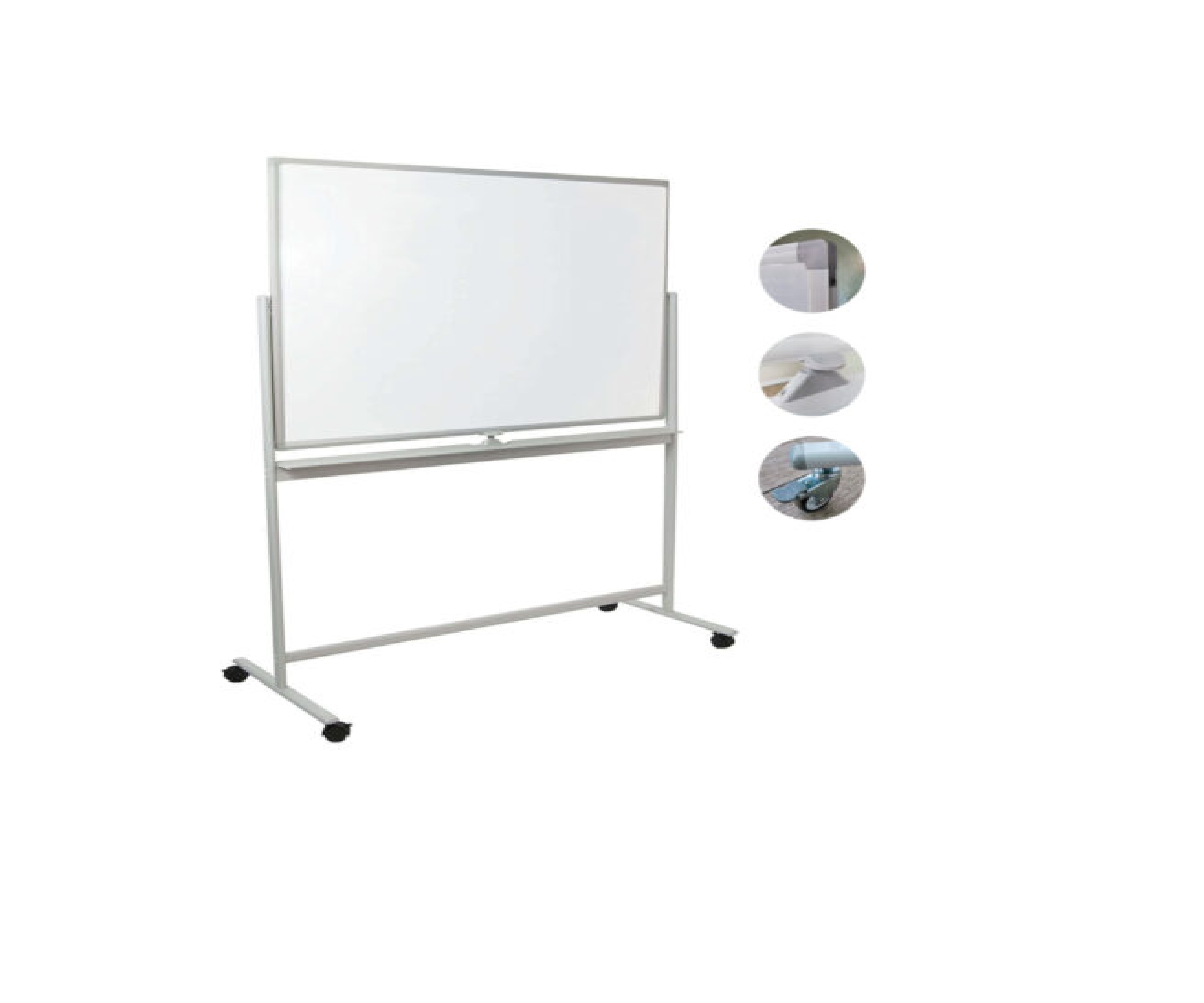 PIZARRA CLASSIC MOVIL DOBLE CARA 90X120CM