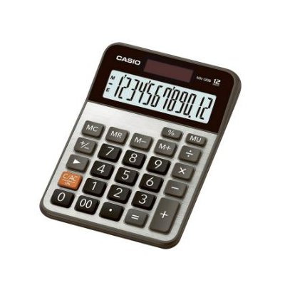 Calculadora Básica Escritorio Casio 12 Dígitos MX-120B