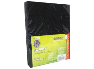 GOMA EVA BARRILITO 24 LAMINAS NEGRO