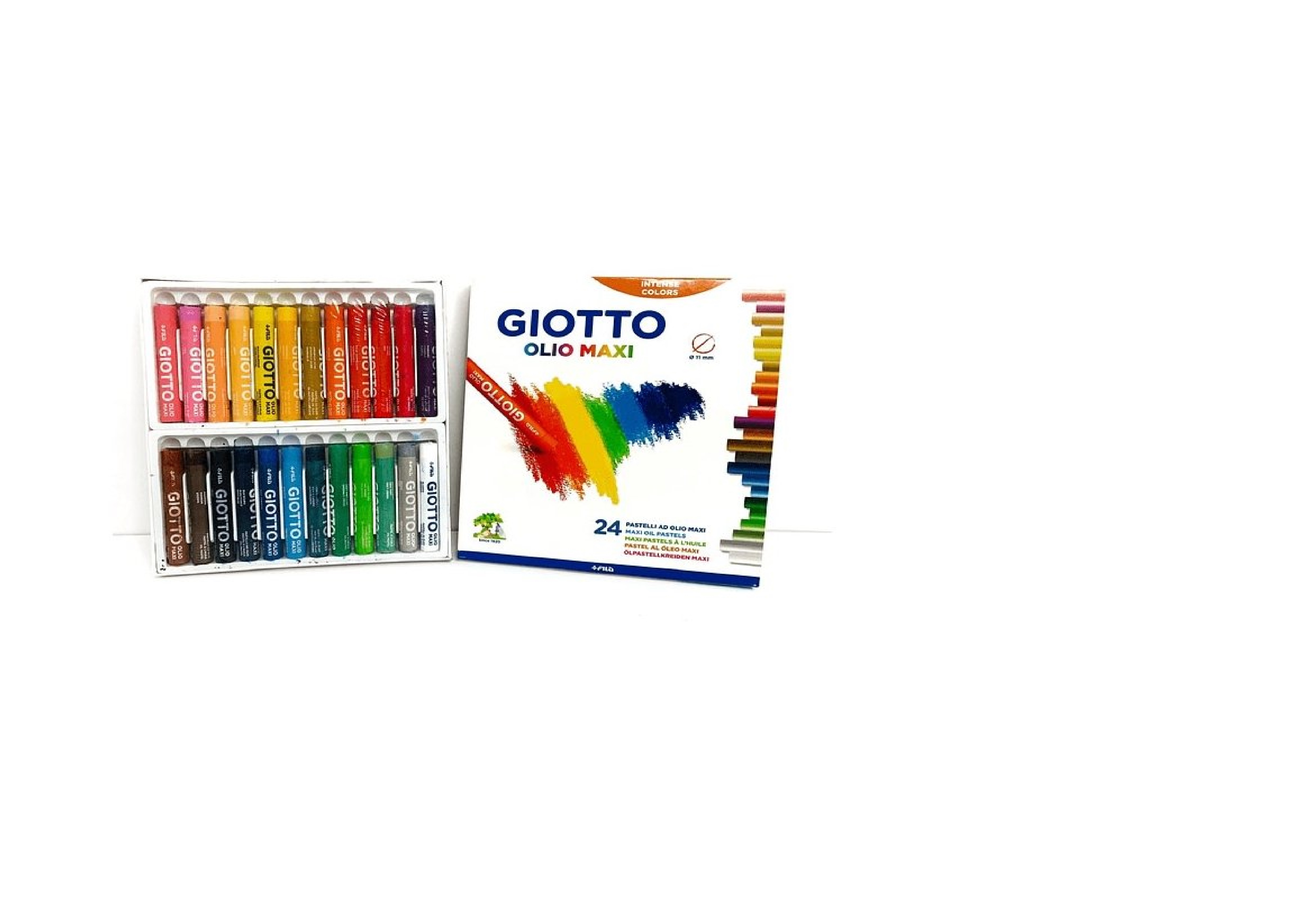 Lápiz Pastel Giotto 24 Colores Al Óleo