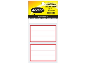 ETIQUETA MANUAL LI ROJA 53X82 MM 8 HJ 16 UN ADETEC