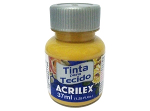 PINTURA GENERO 37 ML ACRILEX OCRE ORO