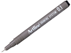 ESTILOGRAFO ARTLINE DESECH 0.1 NEGRO