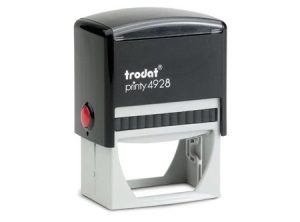 TIMBRE C/LEYENDA TRODAT 4928 33X60 MM