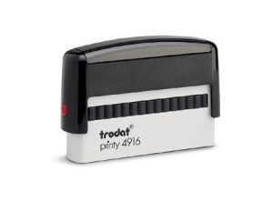 TIMBRE C/LEYENDA TRODAT 4916 10X70 MM