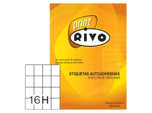 ETIQUETA INK/LASER 53X 70-4C 25HJ RIVO 400ETIQ