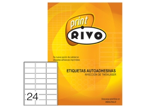 ETIQUETA INK/LASER 70X 35-3C 100HJ RIVO 2400 ETIQ