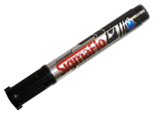 MARCADOR PERMAN.MON-AMI SIGMA FLO PTA.BIS. NEGRO