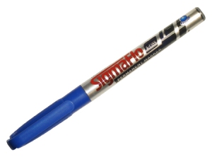 MARCADOR PERMAN.MON-AMI SIGMA FLO PTA.FINA AZUL