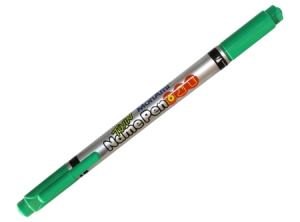 MARCADOR PERMAN.MON-AMI DOBLE PTA.FINA-MEDIA VERDE