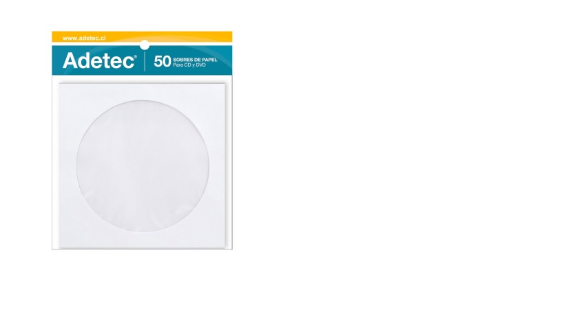 SOBRE PARA CD ADETEC CON VENTANA