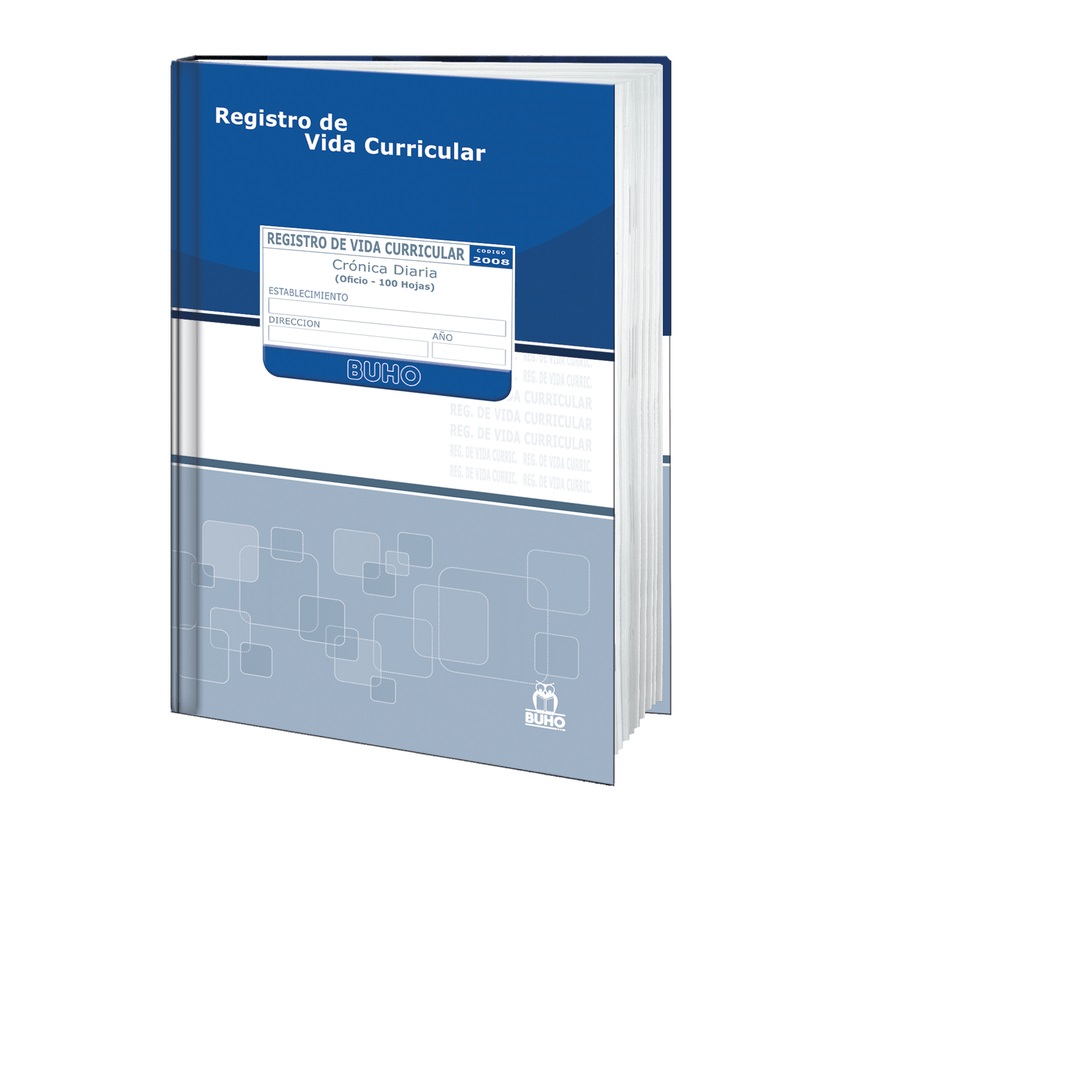 LIBRO DE REGISTRO BUHO VIDA CURRICULAR CRONICA