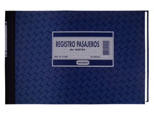 LIBRO REGISTRO PASAJEROS ORGAREX 21405