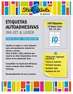 Etiqueta Ink/Láser Autoadhesiva Stick & Write 10 Por Hoja 101X51 mm 10 Unidades