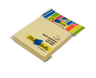 Nota Adhesiva Stick & Write Pop-Up Amarillo 100 Hojas 76x76 mm