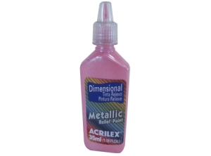 PINTURA DIMENSIONAL GLITTER 214 ROSA