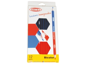 LAPIZ BICOLOR ARTEL HEXAGONAL DELGADO