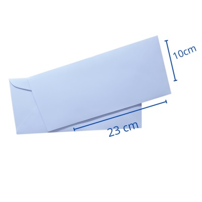 Sobre Americano Teknofas 10x23 90 g Blanco 50 Unidades