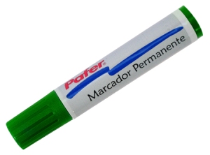 MARCADOR PERMAN.PAFER 177 PTA.RED. VERDE
