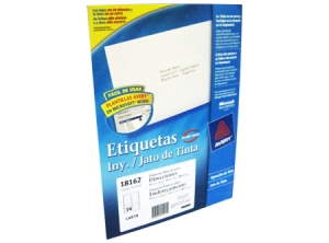 ETIQUETA AVERY 18162 34X102 BL INKJET 14XHJ 10HJ