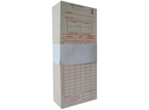 TARJETA RELOJ TOTALPACK ET-8200 < A > PAQ.100UD