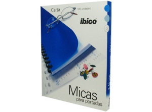MICA ENCUAD CARTA IBICO LISA NATURAL 100UD