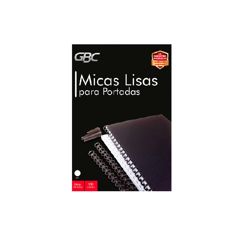 Mica para Encuadernar Ibico Oficio Lisa Azul 100 Unidades
