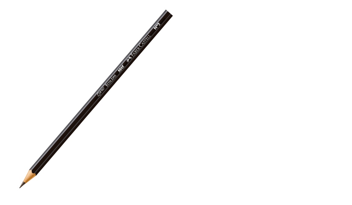 Lápiz Grafito Faber-Castell N°2 HB Hexagonal